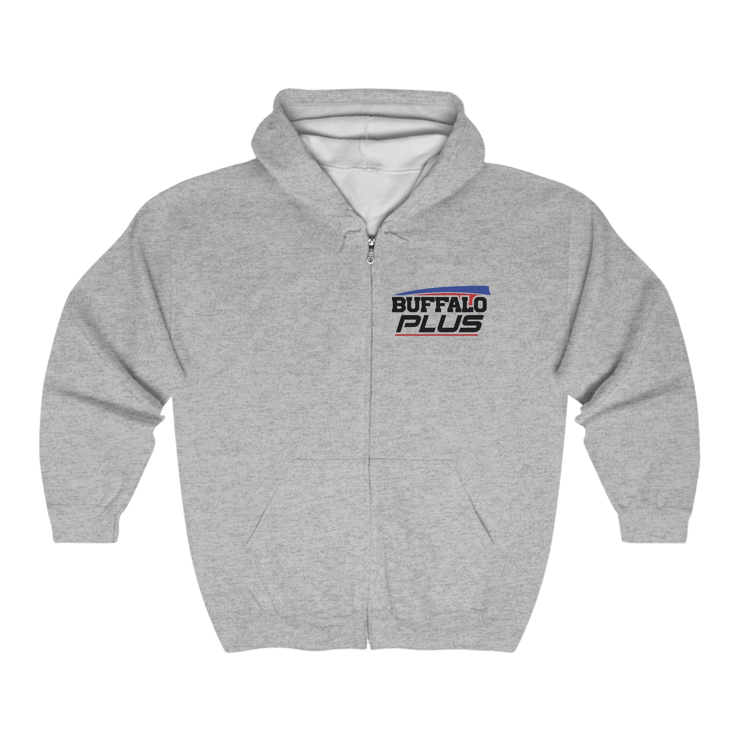 Buffalo Plus Unisex Heavy Blend™ Full Zip Hooded Sweatshirt