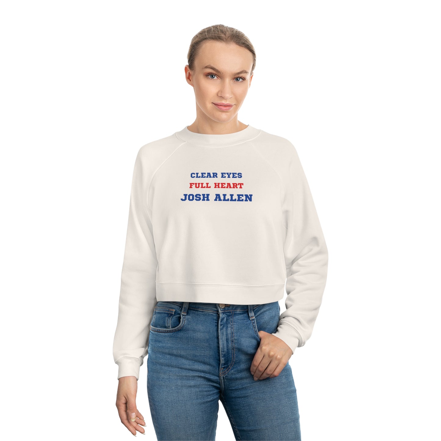 Clear Eyes, Full Heart Women's Cropped Fleece Pullover