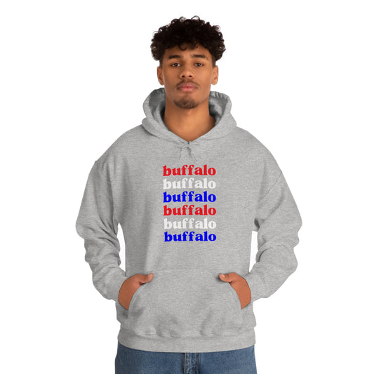 Buffalo Buffalo Buffalo Unisex Heavy Blend™ Hooded Sweatshirt