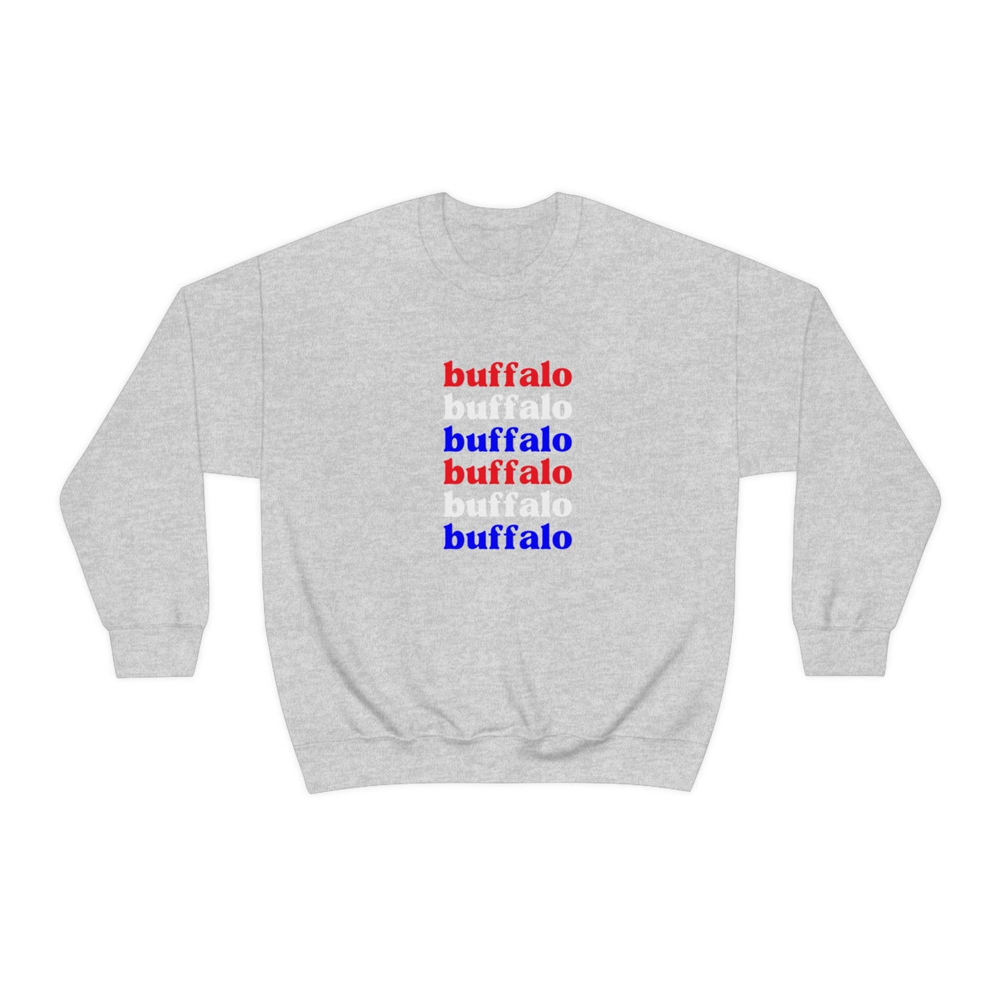 Buffalo Buffalo Buffalo Unisex Heavy Blend™ Crewneck Sweatshirt