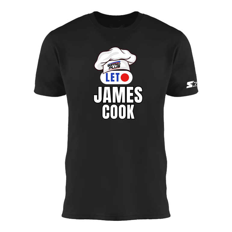 Buffalo Plus James Cook - Starter Team Short Sleeve Performance Tee