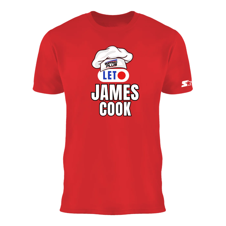 Buffalo Plus James Cook - Starter Team Short Sleeve Performance Tee