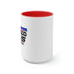 Big Buffalo Plus Two-Tone Coffee Mugs, 15oz