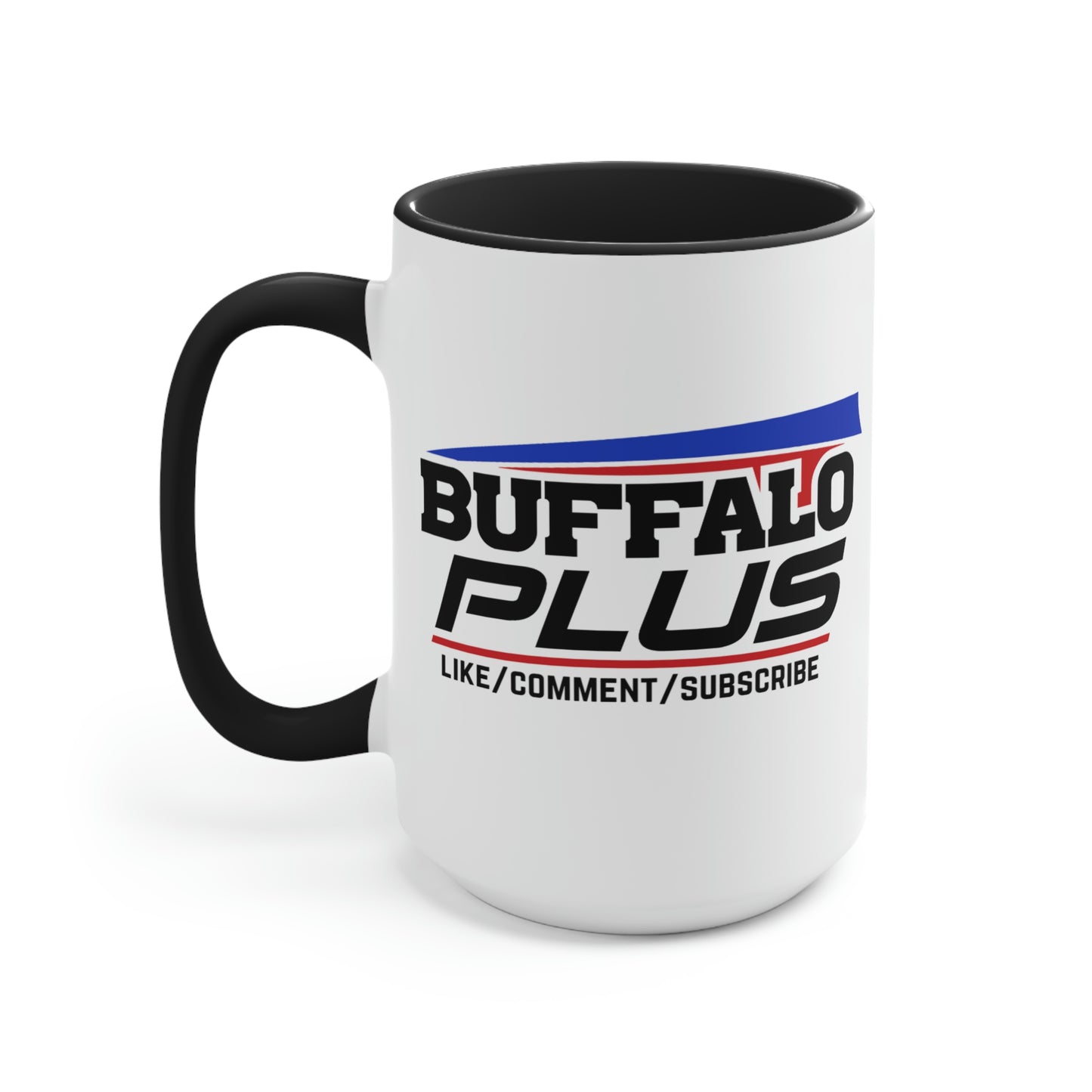 Big Buffalo Plus Two-Tone Coffee Mugs, 15oz