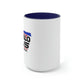 Big Buffalo Plus Two-Tone Coffee Mugs, 15oz