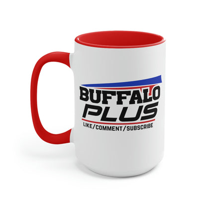 Big Buffalo Plus Two-Tone Coffee Mugs, 15oz
