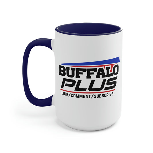Big Buffalo Plus Two-Tone Coffee Mugs, 15oz